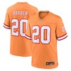 Tampa Bay Buccaneers #20 Ronde Barber Throwback Game Jersey - Orange - Robokeg