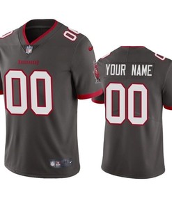 Tampa Bay Buccaneers 2020 Nfl Personalized Custom Grey Jersey Custom Jersey - Robokeg