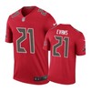 Tampa Bay Buccaneers #21 Justin Evans Nike Color Rush Red Jersey - Robokeg