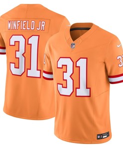 Tampa Bay Buccaneers #31 Antoine Winfield Jr Throwback Vapor Fuse Limited Jersey - Orange - Robokeg