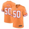 Tampa Bay Buccaneers #50 Vita Vea Throwback Game Jersey - Orange - Robokeg