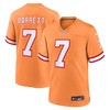 Tampa Bay Buccaneers #7 Shaquil Barrett Throwback Game Jersey - Orange - Robokeg