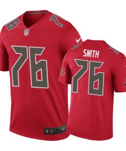 Tampa Bay Buccaneers #76 Donovan Smith Nike Color Rush Red Jersey - Robokeg