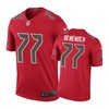 Tampa Bay Buccaneers #77 Caleb Benenoch Nike Color Rush Red Jersey - Robokeg