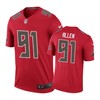 Tampa Bay Buccaneers #91 Beau Allen Nike Color Rush Red Jersey - Robokeg