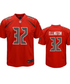 Tampa Bay Buccaneers Andre Ellington Red Color Rush Game Jersey - Robokeg