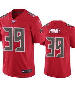 Tampa Bay Buccaneers Andrew Adams Red 100th Season Vapor Limited Jersey - Robokeg