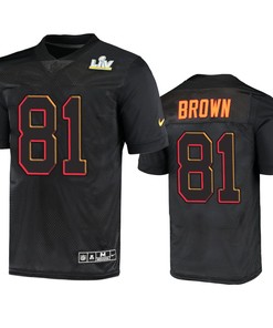 Tampa Bay Buccaneers Antonio Brown Super Bowl Lv Black Limited Jersey - Robokeg