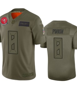 Tampa Bay Buccaneers Bradley Pinion Camo 2019 Salute To Service Limited Jersey - Robokeg