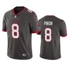 Tampa Bay Buccaneers Bradley Pinion Pewter 2020 Vapor Limited Jersey - Mens - Robokeg