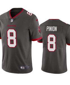 Tampa Bay Buccaneers Bradley Pinion Pewter 2020 Vapor Limited Jersey - Mens - Robokeg
