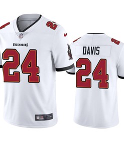 Tampa Bay Buccaneers Carlton Davis White 2020 Vapor Limited Jersey - Mens - Robokeg