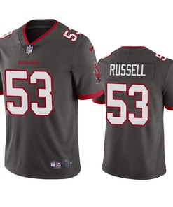 Tampa Bay Buccaneers Chapelle Russell Pewter Vapor Untouchable Limited Jersey - Robokeg