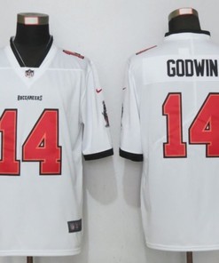 Tampa Bay Buccaneers Chris Godwin #14 2020 Nfl White Jersey Jersey - Robokeg