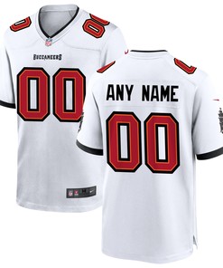 Tampa Bay Buccaneers Custom Game Jersey White Custom Jerseys Nfl - Robokeg