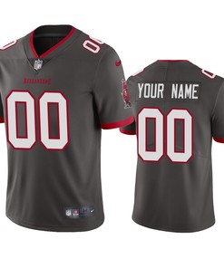 Tampa Bay Buccaneers Custom Pewter 2020 Vapor Limited Jersey - Mens - Robokeg