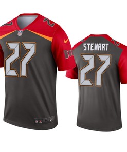 Tampa Bay Buccaneers Darian Stewart Pewter Inverted Legend Jersey - Robokeg