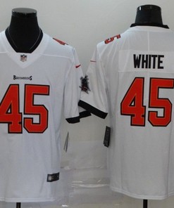 Tampa Bay Buccaneers Denvin White #45 Nfl 2020 White Jersey - Robokeg