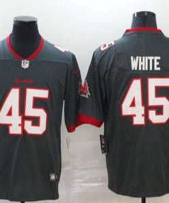 Tampa Bay Buccaneers Devin White #45 Nfl 2020 Grey Jersey - Robokeg
