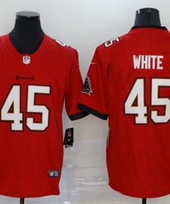 Tampa Bay Buccaneers Devin White #45 Nfl 2020 Red Orange Jersey - Robokeg