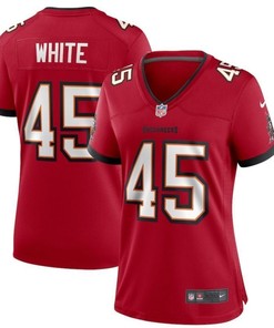 Tampa Bay Buccaneers Devin White #45 Nfl 2020 Red Womens Jersey - Robokeg