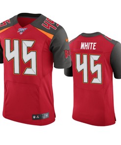 Tampa Bay Buccaneers Devin White Red 100th Season Vapor Elite Jersey - Robokeg