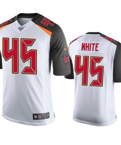 Tampa Bay Buccaneers Devin White White 100th Season Vapor Limited Jersey - Robokeg