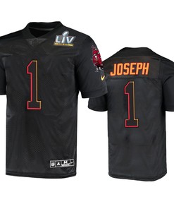Tampa Bay Buccaneers Greg Joseph Super Bowl Lv Black Jersey - Robokeg