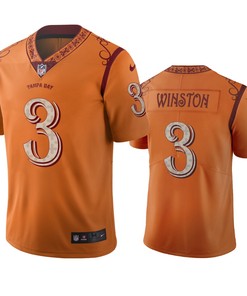 Tampa Bay Buccaneers Jameis Winston Orange City Edition Vapor Limited Jersey - Robokeg