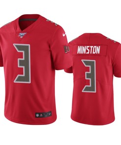Tampa Bay Buccaneers Jameis Winston Red 100th Season Vapor Limited Jersey - Robokeg