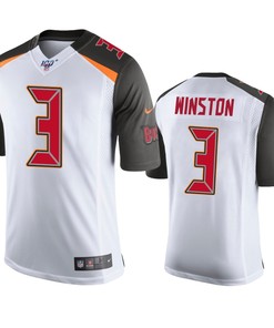 Tampa Bay Buccaneers Jameis Winston White 100th Season Vapor Limited Jersey - Robokeg