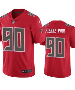 Tampa Bay Buccaneers Jason Pierre-paul Red Nike Color Rush Limited Jersey - Robokeg