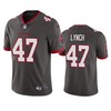 Tampa Bay Buccaneers John Lynch Pewter 2020 Vapor Limited Jersey - Mens - Robokeg