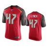 Tampa Bay Buccaneers John Lynch Red 100th Season Game Jersey - Robokeg