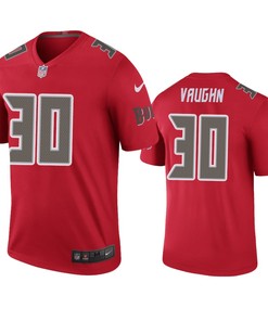 Tampa Bay Buccaneers Keshawn Vaughn Red Color Rush Legend Jersey - Robokeg