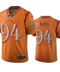 Tampa Bay Buccaneers Khalil Davis Orange City Edition Vapor Limited Jersey - Robokeg
