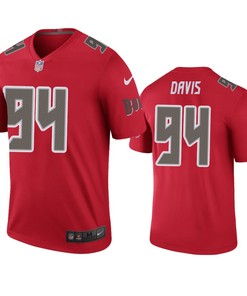 Tampa Bay Buccaneers Khalil Davis Red Color Rush Legend Jersey - Robokeg