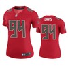 Tampa Bay Buccaneers Khalil Davis Red Color Rush Legend Jersey - Womens - Robokeg