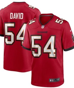 Tampa Bay Buccaneers Lavonte David #54 Nfl 2020 Crimson Jersey - Robokeg