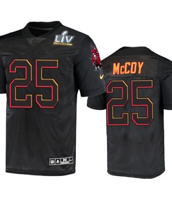Tampa Bay Buccaneers Lesean Mccoy Super Bowl Lv Black Jersey - Robokeg