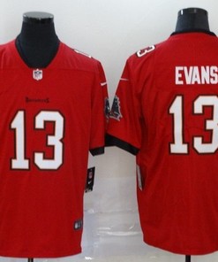Tampa Bay Buccaneers Mike Evans #13 Nfl 2020 Red Orange Jersey - Robokeg