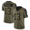 Tampa Bay Buccaneers Mike Evans 13 Nfl Olive 2021 Salute To Service Retired Player Men Jersey For Buccaneers Fans - Robokeg