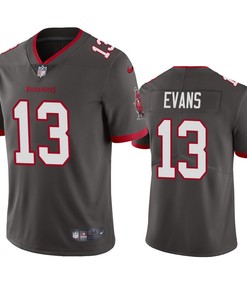 Tampa Bay Buccaneers Mike Evans Pewter 2020 Vapor Limited Jersey - Mens - Robokeg