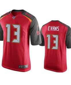 Tampa Bay Buccaneers Mike Evans Red 100th Season Game Jersey - Robokeg