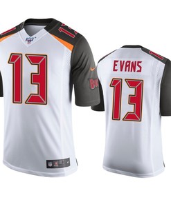 Tampa Bay Buccaneers Mike Evans White 100th Season Vapor Limited Jersey - Robokeg