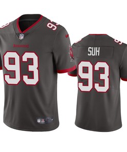 Tampa Bay Buccaneers Ndamukong Suh Pewter 2020 Vapor Limited Jersey - Mens - Robokeg