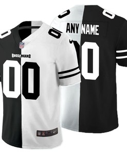 Tampa Bay Buccaneers Nfl 2020 Personalized Custom Black And White Custom Jersey - Robokeg