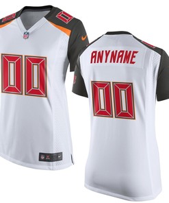 Tampa Bay Buccaneers Nike Womens Custom Game Jersey - White - Robokeg