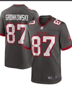 Tampa Bay Buccaneers Rob Gronkowski #87 Nfl 2020 Brown Jersey - Robokeg