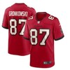 Tampa Bay Buccaneers Rob Gronkowski #87 Nfl 2020 Red Jersey - Robokeg
